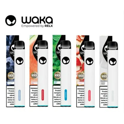 E-cigarette jetable - waka solo 1800 puffs( 5%ml) - Grossiste de Cigarettes Électroniques, E-liquides Maroc