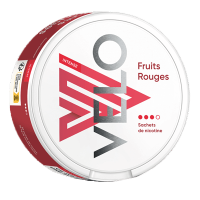 VELO | FRUITS ROUGES STRONG | Nicotine Pouches - Grossiste snus, nicotine pouches Maroc