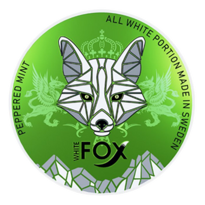 White Fox | Peppered Mint | Nicotine Pouches
